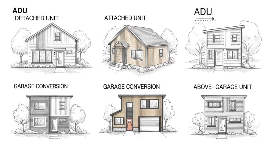 How to Build an ADU in Austin – Everything You Need to Know 3 adu TYPES