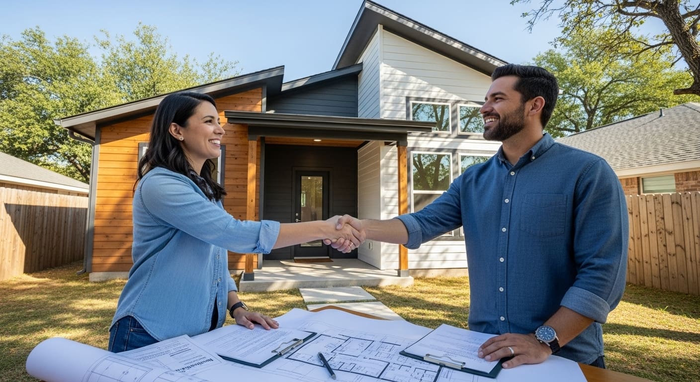 Austin homeowner meeting ADU builder to get fast city approval